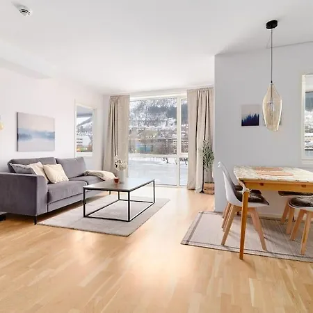 Apartment Bergen's Finest: Sleek Oasis With Two Bedroom *