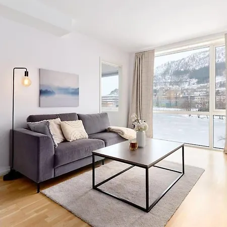 公寓 Bergen's Finest: Sleek Oasis With Two Bedroom 卑爾根